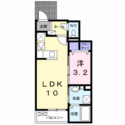 リヴェール　牧の原 102【管理NO：1-024308501-01020】 ★家具家電は申し込み後に搬入します★ ★2026年08月下旬入居可能★の外観画像
