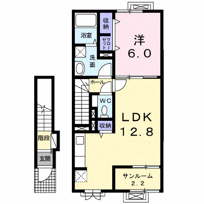 カランドリエ 203【管理NO：1-022763701-02030】 ★家具家電は申し込み後に搬入します★の外観画像