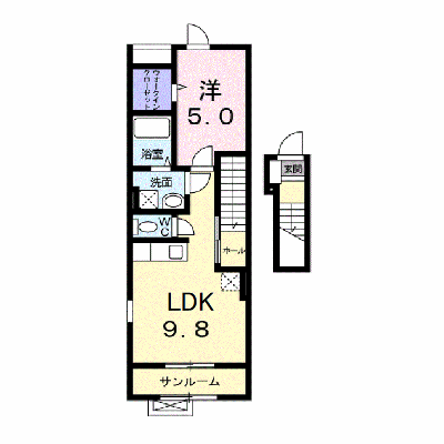 メゾン・アベニール 203【管理NO：1-016811201-02030】 ★家具家電は申し込み後に搬入します 2026年09月上旬入居可能の外観画像