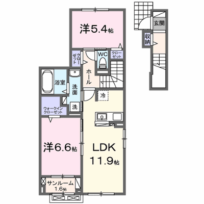 ネオ　ドムス　Ⅰ 201【管理NO：1-028475701-02010】 ★家具家電は申し込み後に搬入します★ ★2026年12月上旬入居可能★の外観画像