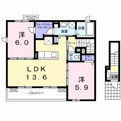 サンライズⅠ 201【管理NO：1-022256601-02010】 ★家具家電は申し込み後に搬入します 2026年09月上旬入居可能の外観画像
