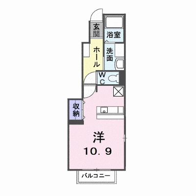 アスア・ラ・ルース 101【管理NO：1-017922101-01010】 ★家具家電は申し込み後に搬入します★ ★2026年09月上旬入居可能★の外観画像