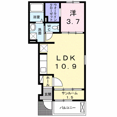 ファータ・カーザ 104【管理NO：1-018075502-01040】 ★家具家電は申し込み後に搬入します 2026年09月中旬入居可能の外観画像