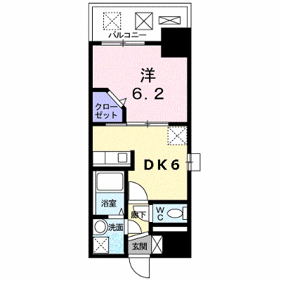 ザックス静岡駅前 308【管理NO：1-019381601-03070】 ★家具家電は申し込み後に搬入します★の外観画像