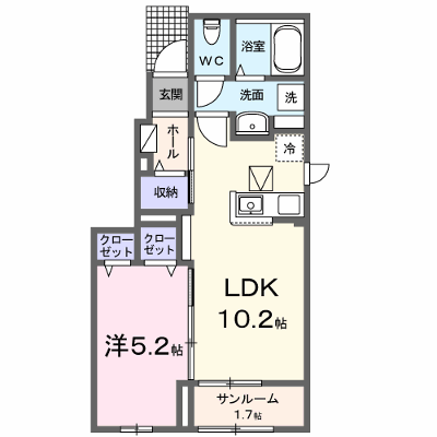 モカ　ⅩⅠ 101【管理NO：1-028073201-01010】 ★家具家電は申し込み後に搬入します★ ★2026年09月上旬入居可能★の外観画像