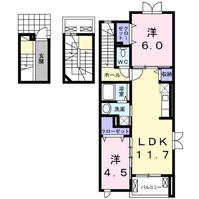 マーガレット・ストーンズ 301【管理NO：1-019025101-03010】 ★家具家電は申し込み後に搬入します★の外観画像