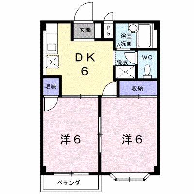 アップルⅡ 203【管理NO：1-003218801-02030】 ★家具家電は申し込み後に搬入します 2026年09月中旬入居可能の外観画像