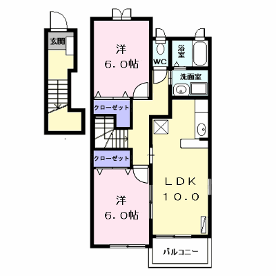ＣＡＳＡ　ＹＯＳＨＩＺＵ　Ｂ 201【管理NO：1-012761302-02010】 ★家具家電は申し込み後に搬入します 2026年09月上旬入居可能の外観画像
