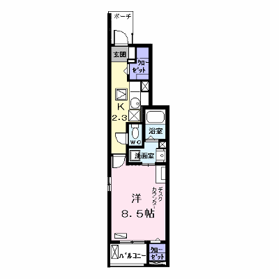 ブリーズ（Ｂｒｅｅｚｅ） 105【管理NO：1-025395001-01040】 ★家具家電は申し込み後に搬入します★の外観画像