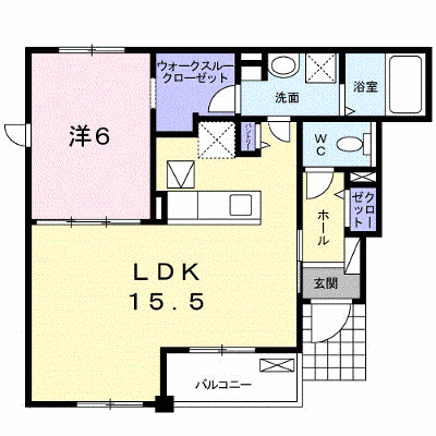 コリーヌ日永西　Ｂ 101【管理NO：1-024499202-01010】 ★家具家電は申し込み後に搬入します★の外観画像