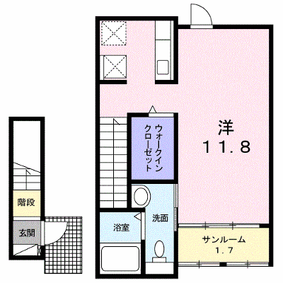 レイクサイド・Ｗｉｎ 206【管理NO：1-019953201-02060】 ★家具家電は申し込み後に搬入します 2026年08月中旬入居可能の外観画像
