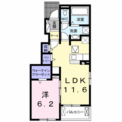 クレア・ルース 101【管理NO：1-025225501-01010】 ★家具家電は申し込み後に搬入します★の外観画像