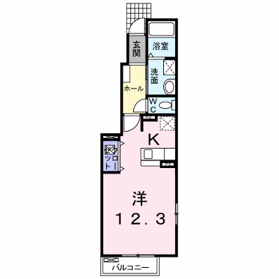 アクシス 101【管理NO：1-014318901-01010】 ★家具家電は申し込み後に搬入します★ ★2026年10月上旬入居可能★の外観画像