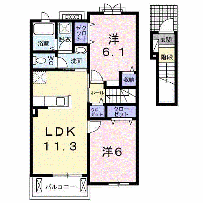 メゾン城東Ⅱ 206【管理NO：1-018424002-02050】 ★家具家電は申し込み後に搬入します 2026年08月上旬入居可能の外観画像
