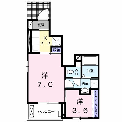 ヴィオラ　パッソⅤ 106【管理NO：1-021573201-01050】 ★家具家電は申し込み後に搬入します★の外観画像
