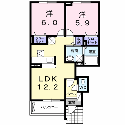 ノイエ・リヒト 101【管理NO：1-018806102-01010】 ★家具家電は申し込み後に搬入します★の外観画像