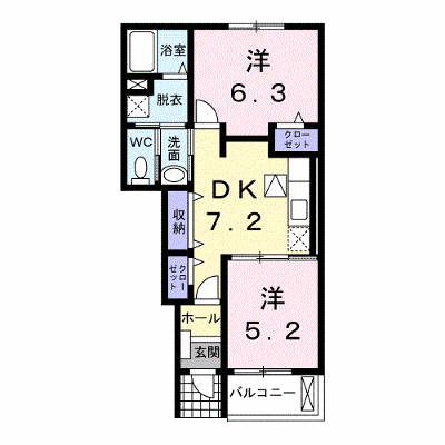 プランドール　３ 102【管理NO：1-015482303-01020】 ★家具家電は申し込み後に搬入します★の外観画像