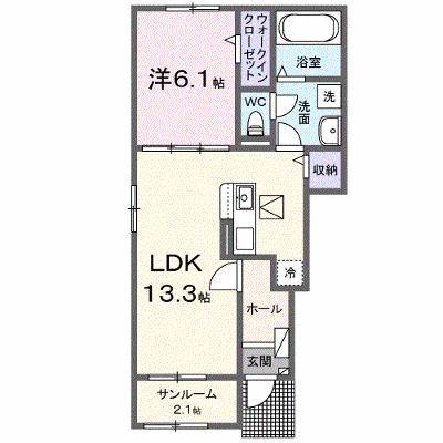 オランジェ 101【管理NO：1-027633501-01010】 ★家具家電は申し込み後に搬入します★の外観画像