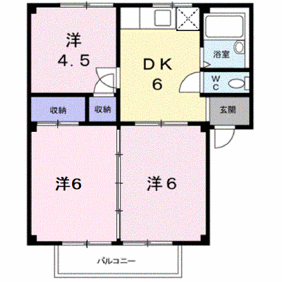 アーバンハイツＢ 201【管理NO：1-004155902-02010】 ★家具家電は申し込み後に搬入します★の外観画像
