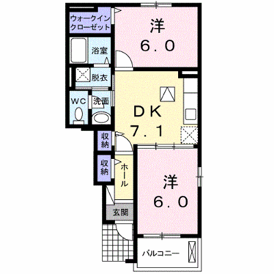 ア．フィリアＢ 104【管理NO：1-017620902-01040】 ★家具家電は申し込み後に搬入します★の外観画像