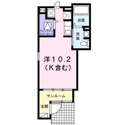 グラ－ス・エム 101【管理NO：1-020838301-01010】 ★家具家電は申し込み後に搬入します★ ★2026年09月上旬入居可能★の外観画像