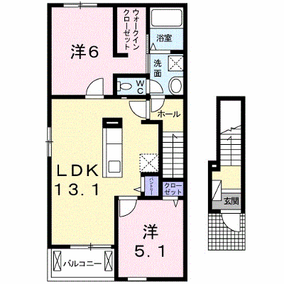 リバーサイド真倉　Ｂ 201【管理NO：1-020464903-02010】 ★家具家電は申し込み後に搬入します★ ★2026年09月中旬入居可能★の外観画像