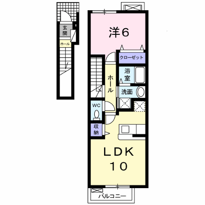 Ｍ’ｓ　Ｇａｒｄｅｎ　Ａ 202【管理NO：1-013334001-02020】 ★家具家電は申し込み後に搬入します★ ★2026年09月上旬入居可能★の外観画像