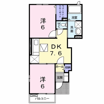 エレガント富の原ⅡＢ 101【管理NO：1-016180702-01010】 ★家具家電は申し込み後に搬入します★の外観画像