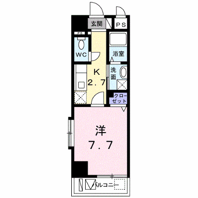 シティーライフ・プラシード 404【管理NO：1-022059601-04040】 ★家具家電は申し込み後に搬入します★の外観画像