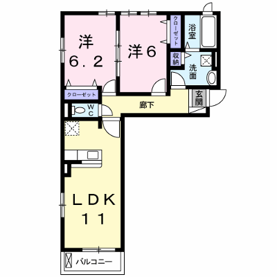 チャク壱番館 203【管理NO：1-024055001-02030】 ★家具家電は申し込み後に搬入します★の外観画像