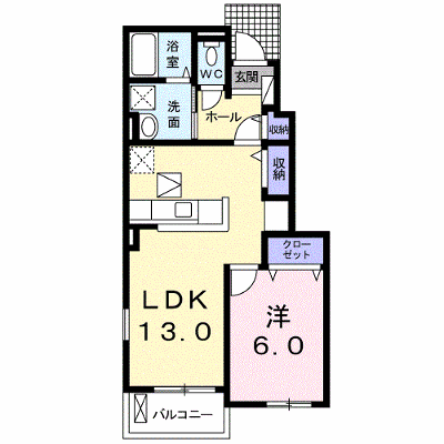 ファミリア久知良 104【管理NO：1-019280001-01040】 ★家具家電は申し込み後に搬入します★の外観画像