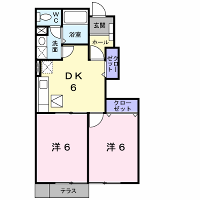 トゥモロー．Ａ 103【管理NO：1-010780201-01030】 ★家具家電は申し込み後に搬入します★の外観画像