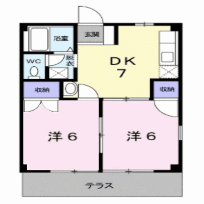 パークサイド 101【管理NO：1-005100001-01010】 ★家具家電は申し込み後に搬入します★ ★2026年09月上旬入居可能★の外観画像