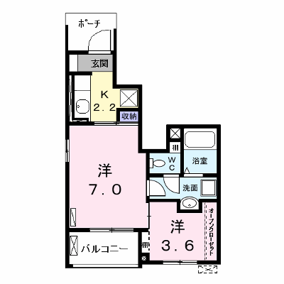 メゾン・ド・カレ 103【管理NO：1-020905601-01030】 ★家具家電は申し込み後に搬入します★の外観画像