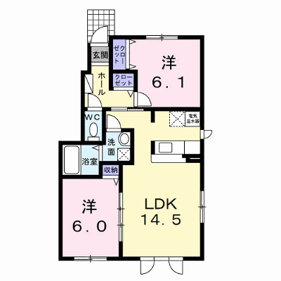 ベルブランⅠ 101【管理NO：1-016384601-01010】 ★家具家電は申し込み後に搬入します 2026年09月中旬入居可能の外観画像
