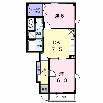 リバーウエスト　Ｂ 103【管理NO：1-012631302-01030】 ★家具家電は申し込み後に搬入します★ ★2026年09月中旬入居可能★の外観画像