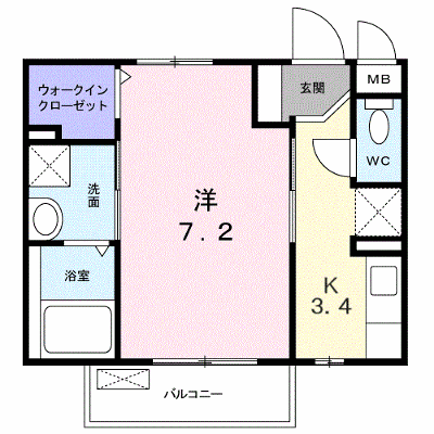 アクティーフ　西所沢 204【管理NO：1-018689901-02040】 ★家具家電は申し込み後に搬入します 2026年09月中旬入居可能の外観画像
