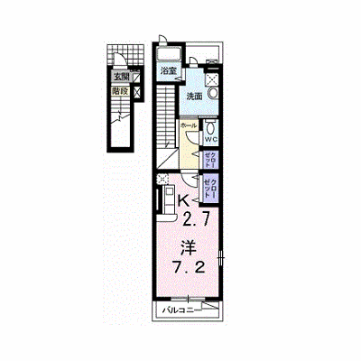 アクティフ 201【管理NO：1-016390401-02010】 ★家具家電は申し込み後に搬入します 2026年09月中旬入居可能の外観画像