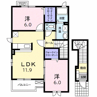 ヌーボーサウス 201【管理NO：1-015931801-02010】 ★家具家電は申し込み後に搬入します★ ★2026年09月上旬入居可能★の外観画像