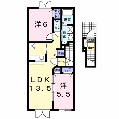 ガーデンヒルズ 202【管理NO：1-016298901-02020】 ★家具家電は申し込み後に搬入します★の外観画像