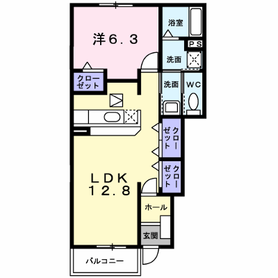 カーサ・プラシード　Ⅱ 102【管理NO：1-013687702-01020】 ★家具家電は申し込み後に搬入します★ ★2026年09月上旬入居可能★の外観画像