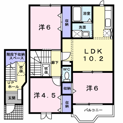 レジデンスアンソレイエ 203【管理NO：1-011130101-02030】 ★家具家電は申し込み後に搬入します★の外観画像
