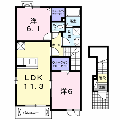 クリスタル・ヒル　Ⅰ 201【管理NO：1-016918401-02010】 ★家具家電は申し込み後に搬入します★の外観画像