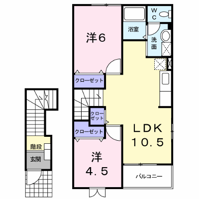 ヴィラ・ソリアードＢ 202【管理NO：1-012471202-02020】 ★家具家電は申し込み後に搬入します★ ★2026年09月中旬入居可能★の外観画像