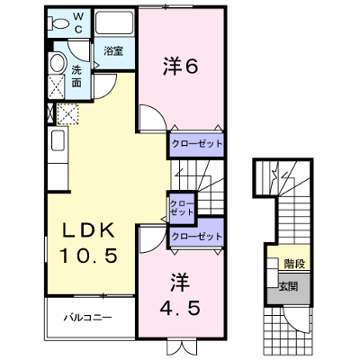 ソレーユＦ 201【管理NO：1-012158102-02010】 ★家具家電は申し込み後に搬入します★ ★2026年08月下旬入居可能★の外観画像