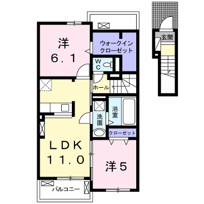 メゾン　ヌーボーⅠ 202【管理NO：1-023388201-02020】 ★家具家電は申し込み後に搬入します★ ★2026年09月中旬入居可能★の外観画像