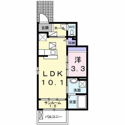 アクアーリオ 104【管理NO：1-019822201-01040】 ★家具家電は申し込み後に搬入します★の外観画像