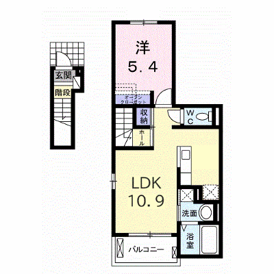 ラフレシール 203【管理NO：1-021583501-02030】 ★家具家電は申し込み後に搬入します★の外観画像
