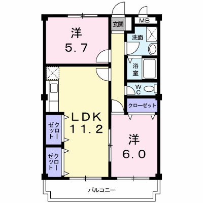 ニューマリッチモリムラ 402【管理NO：1-002715701-04020】 ★家具家電は申し込み後に搬入します★ ★2026年09月中旬入居可能★の外観画像