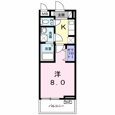 アビタシオンⅠ 304【管理NO：1-025242501-03040】 ★家具家電は申し込み後に搬入します★ ★2026年09月上旬入居可能★の外観画像